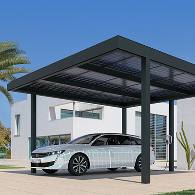 découvrez notre carport photovoltaïque intégré, une solution innovante alliant protection de votre véhicule et production d'énergie renouvelable. profitez d'un abri moderne qui optimise votre espace tout en réduisant vos factures d'électricité.