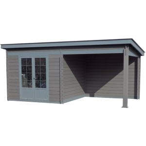 découvrez notre abri de jardin toit plat de 3m2, idéal pour optimiser votre espace extérieur tout en offrant une protection efficace pour vos outils et équipements. son design moderne s'intègre parfaitement dans tous les jardins.