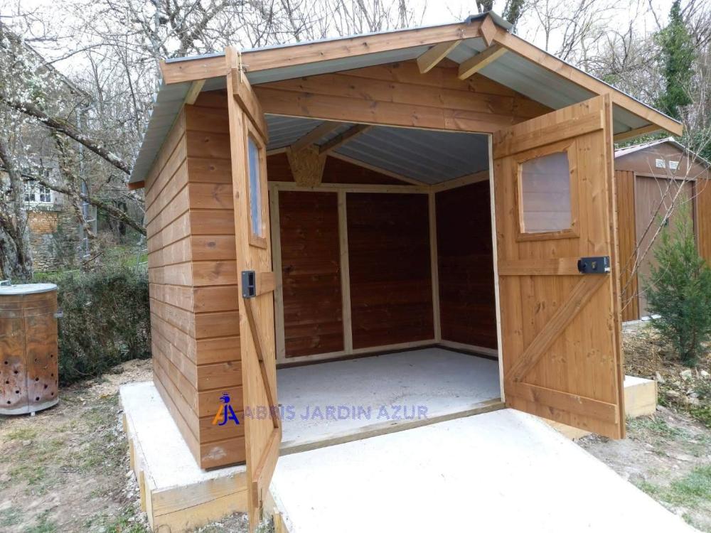 découvrez notre abri de jardin en bac acier, une solution robuste et esthétique pour protéger vos outils et équipements de jardin. facile à assembler et résistant aux intempéries, cet abri offre un espace de rangement idéal tout en s'harmonisant avec votre espace extérieur.