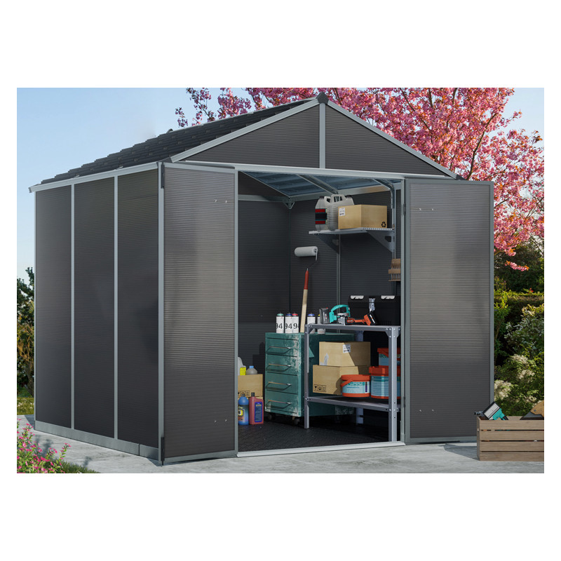 découvrez notre abri jardin translucide, alliant élégance et fonctionnalité. protégez vos plantes et outils tout en profitant d'un espace lumineux et esthétique. idéal pour embellir votre jardin tout en offrant une solution de rangement pratique.