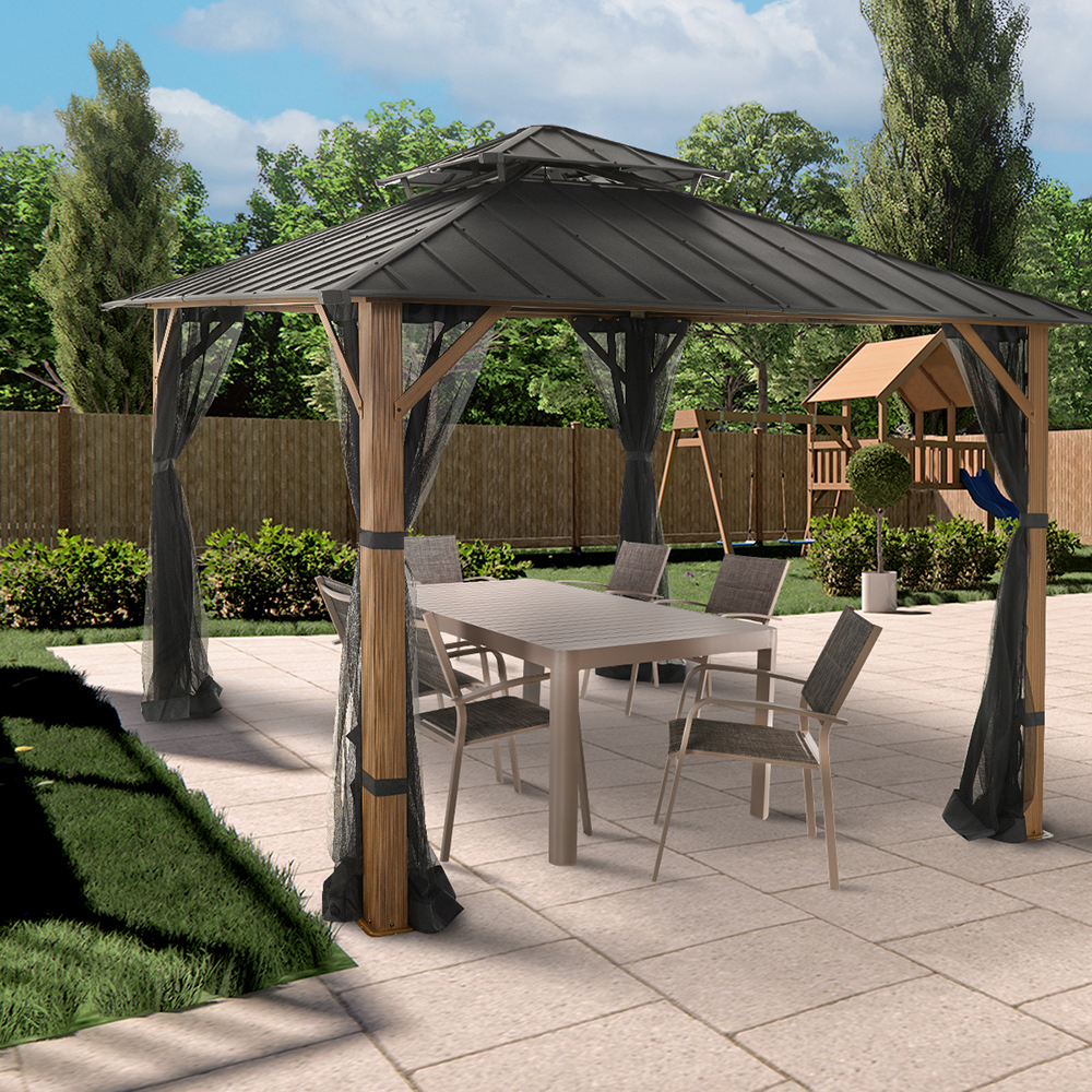 découvrez notre abri soleil rigide, la solution idéale pour profiter de l'extérieur tout en étant protégé des rayons du soleil. durable et esthétique, il s'intègre parfaitement à votre jardin ou terrasse, offrant un espace ombragé pour se détendre ou recevoir des amis. facile àinstaller et résistant aux intempéries, cet abri saura répondre à tous vos besoins d'aménagement extérieur.