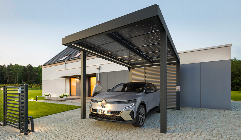 découvrez notre abri voiture photovoltaïque, une solution écologique et innovante pour protéger votre véhicule tout en produisant de l'énergie solaire. alliez praticité et durabilité grâce à cette alternative respectueuse de l'environnement.