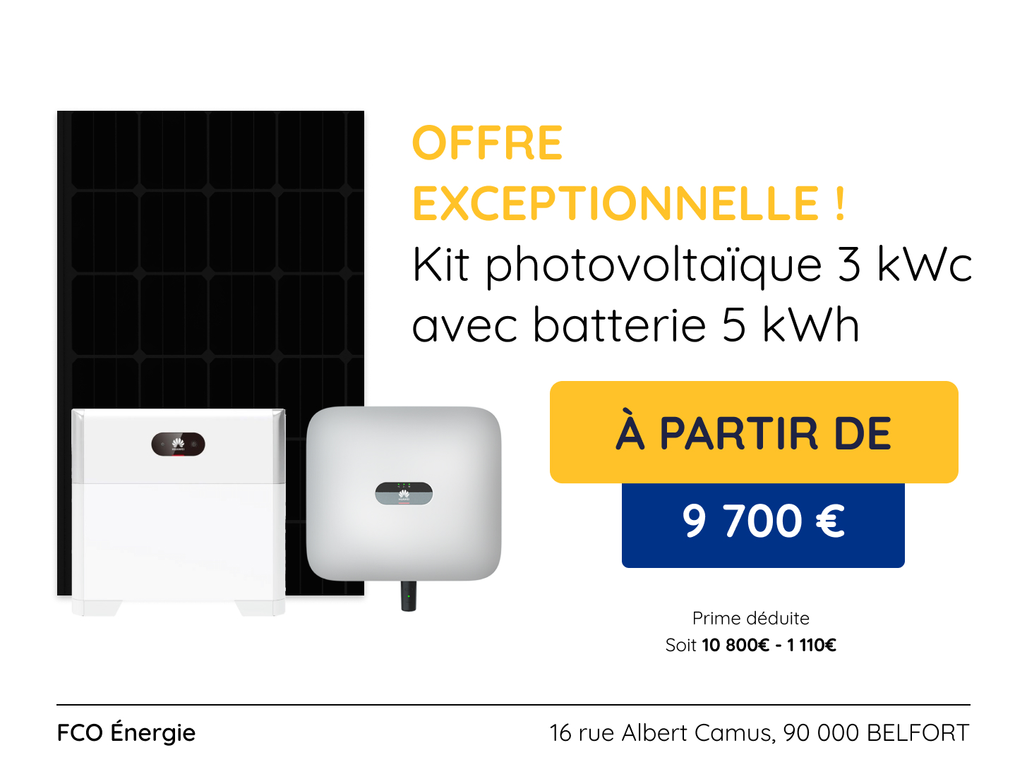 découvrez les avantages d'un kit solaire 3 kwc : production d'énergie écologique, économies sur vos factures d'électricité, installation facile et retour sur investissement rapide. optez pour une solution durable et réduisez votre empreinte carbone dès aujourd'hui.