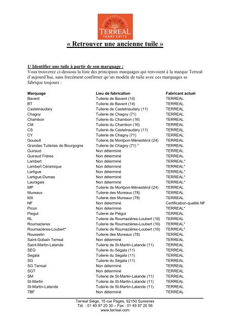 découvrez le catalogue terreal, votre référence pour des solutions de construction durables et esthétiques. explorez notre gamme de matériaux innovants et trouvez l'inspiration pour vos projets architecturaux.