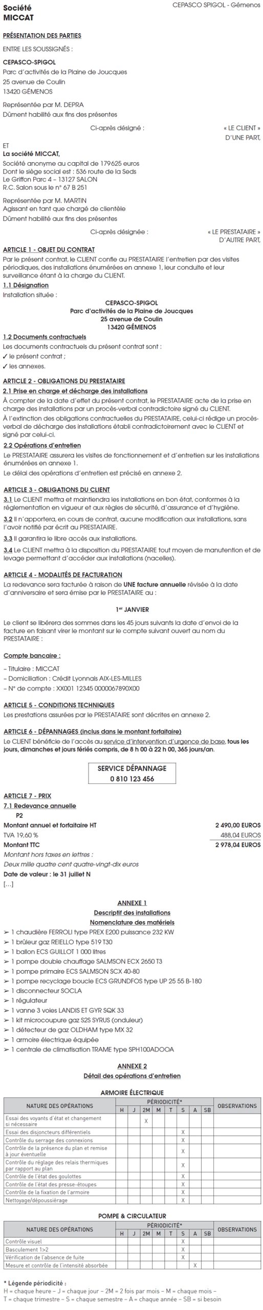 découvrez notre contrat de maintenance sur mesure, conçu pour assurer le bon fonctionnement de vos équipements. profitez d'un service réactif et personnalisé pour minimiser les pannes et optimiser la performance de votre entreprise.