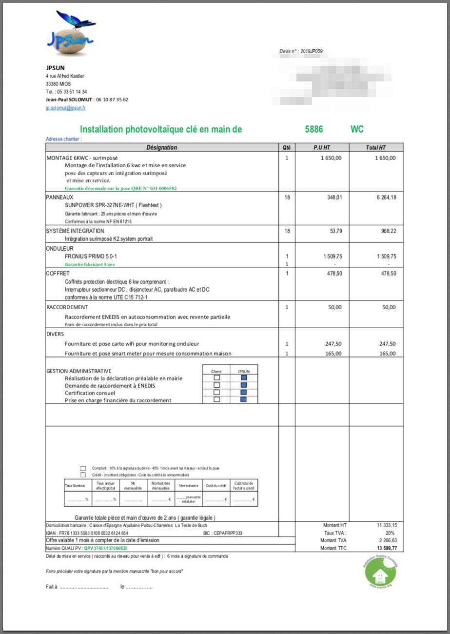 obtenez des devis personnalisés pour l'installation de panneaux photovoltaïques. comparez les offres des professionnels et choisissez la solution énergétique qui répond à vos besoins. faites le premier pas vers une énergie durable et des économies sur vos factures d'électricité.