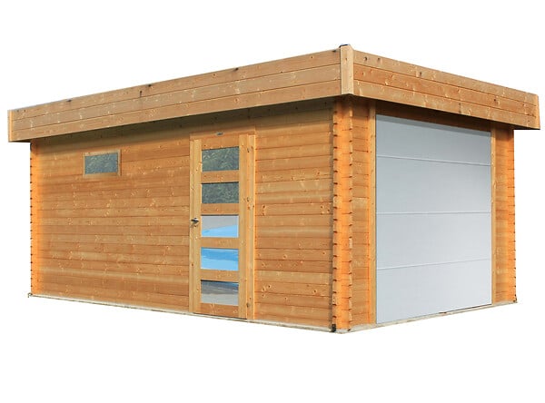 découvrez notre garage en bois à toit plat, une solution esthétique et pratique pour protéger votre véhicule. fabriqué avec des matériaux de qualité, il s'intègre harmonieusement dans votre jardin tout en offrant un espace de rangement supplémentaire.