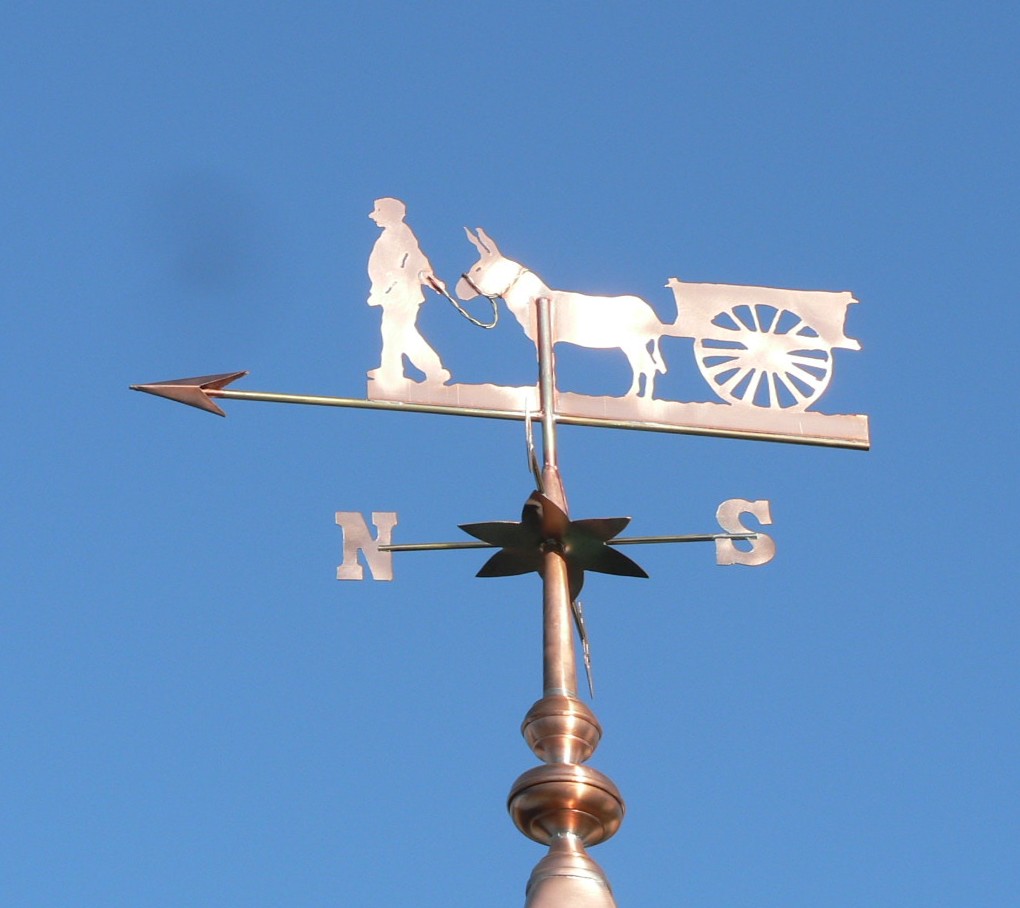 découvrez notre sélection de girouettes en cuivre, alliant esthétisme et durabilité. ajoutez une touche d'élégance à votre extérieur tout en bénéficiant d'un accessoire pratique pour indiquer la direction du vent.