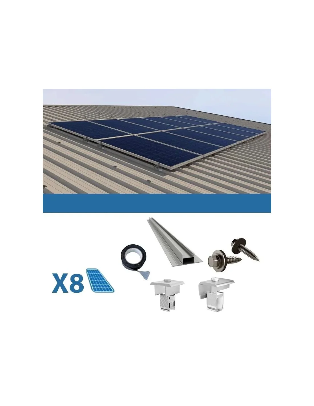 découvrez notre kit photovoltaïque spécialement conçu pour les toitures en tôle. offrez à votre maison une solution d'énergie renouvelable performante et esthétique. profitez des économies d'énergie tout en contribuant à la protection de l'environnement.