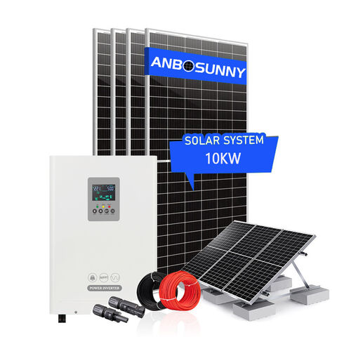 découvrez notre kit solaire 10000w, la solution idéale pour produire votre propre énergie renouvelable. parfait pour les maisons, les camping-cars ou les chantiers, ce kit performant vous permet de réduire vos factures d'électricité tout en respectant l'environnement. facile à installer et hautement efficace, passez à l'énergie solaire dès aujourd'hui !