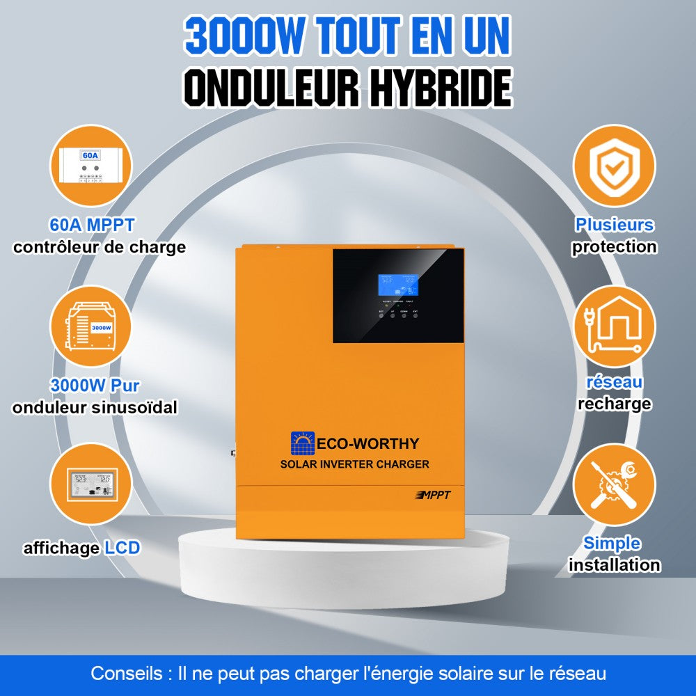 découvrez notre kit solaire 3000w, la solution idéale pour transformer l'énergie solaire en électricité propre et économique. parfait pour les particuliers et les professionnels, ce kit complet vous permet de réduire votre facture d'énergie tout en contribuant à la protection de l'environnement.