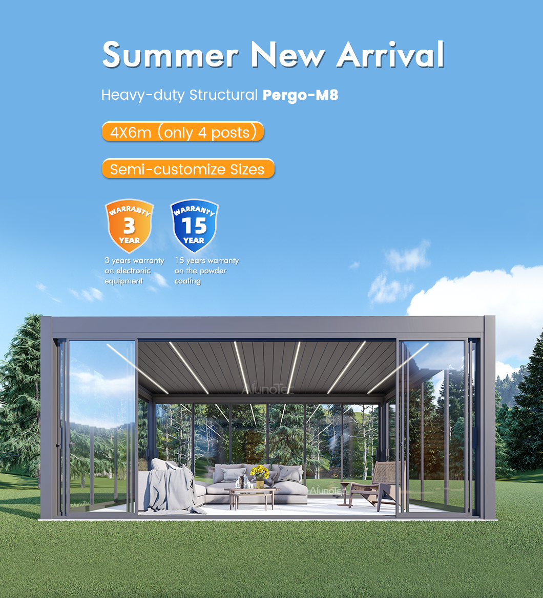 découvrez notre kit toit bioclimatique, une solution innovante pour optimiser l'efficacité énergétique de votre bâtiment. conçu pour réguler naturellement la température intérieure, ce kit allie confort, durabilité et respect de l'environnement. transformez votre espace avec notre technologie avancée et profitez d'un cadre de vie sain et agréable.