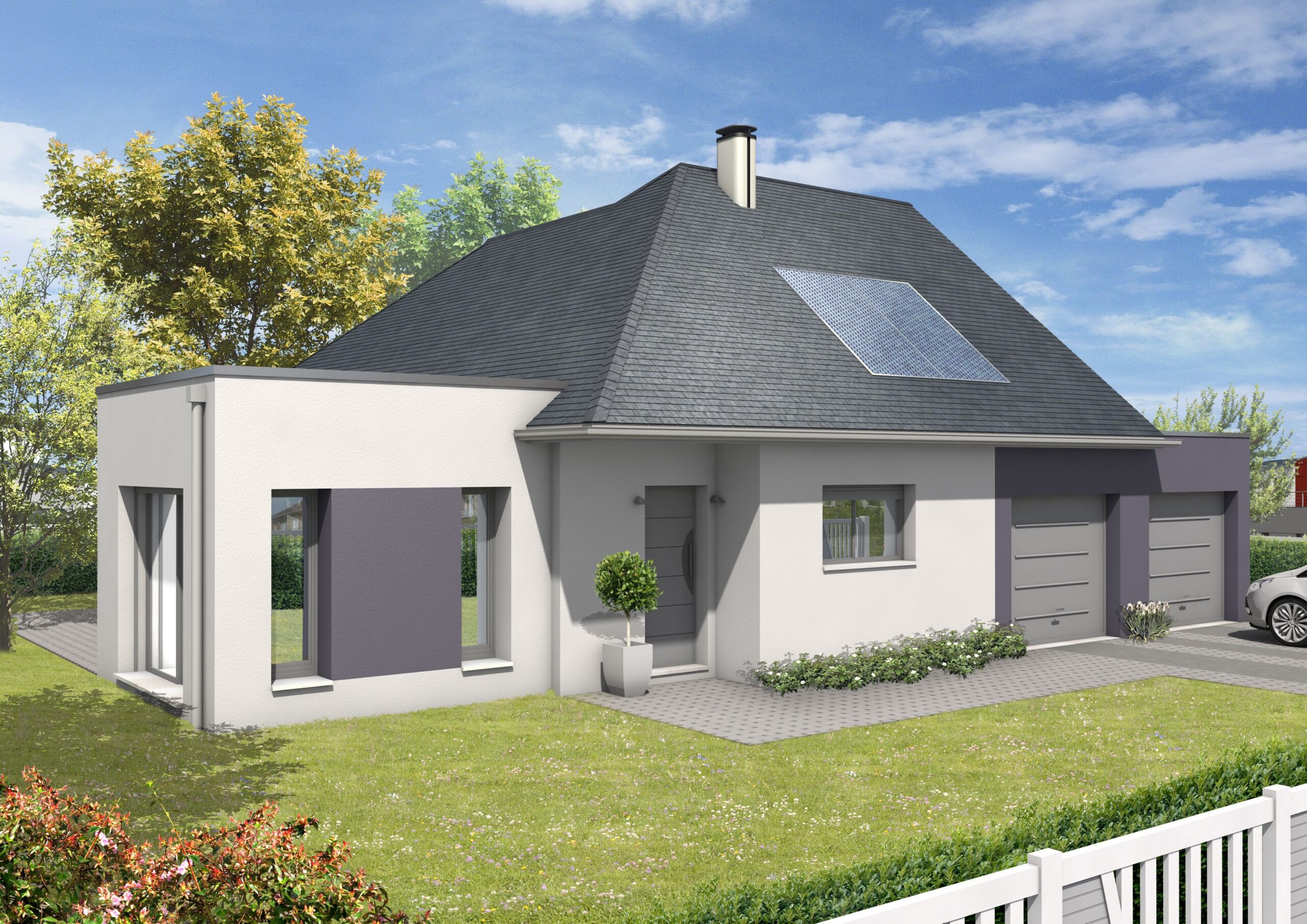 découvrez le confort d'une maison de plain-pied, idéale pour toutes les générations. profitez d'un agencement pratique, d'un espace de vie lumineux et d'un accès facile aux extérieurs. un choix parfait pour un quotidien simplifié et convivial.