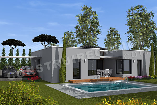 découvrez cette magnifique maison à toit plat de 200 m², alliant modernité et confort. idéale pour les familles, elle offre des espaces lumineux et fonctionnels, des finitions de qualité et un design contemporain. profitez d'un cadre de vie agréable et d'une architecture innovante.