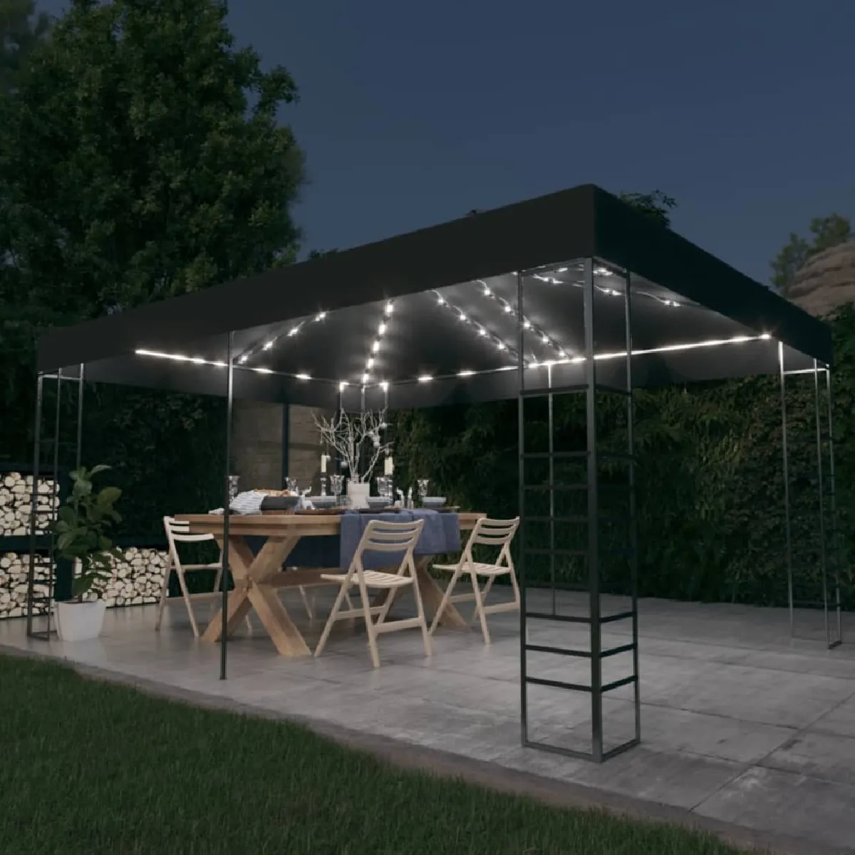 découvrez notre pergola 3x4, l'ajout parfait pour embellir votre jardin tout en vous offrant de l'ombre et un espace convivial. idéale pour les barbecues et les moments en famille, elle allie design moderne et fonctionnalité.