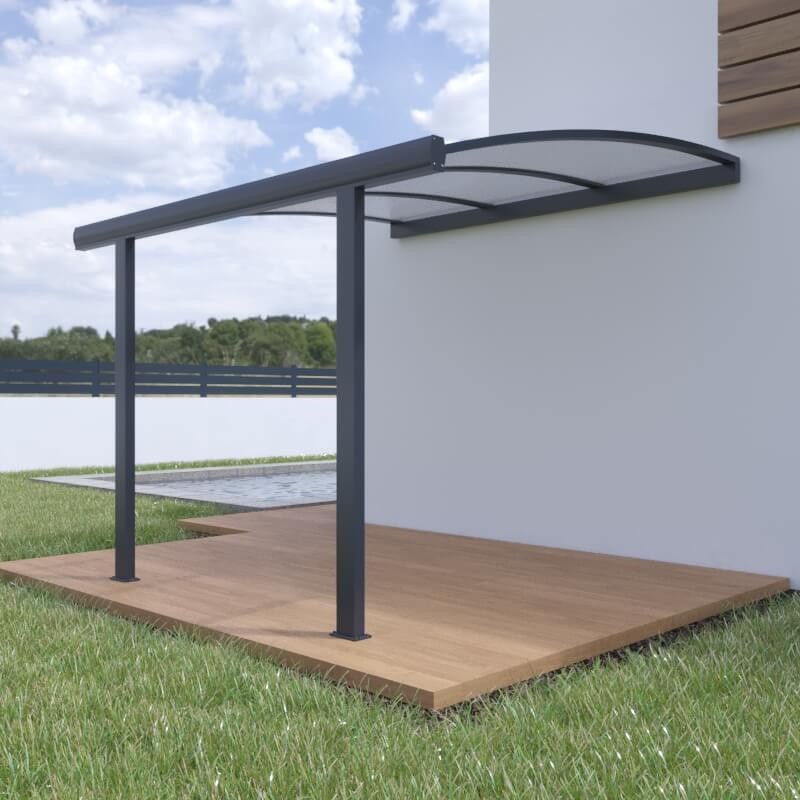 découvrez notre pergola en bois avec toiture en polycarbonate, alliant esthétique et praticité. profitez d'un espace extérieur lumineux et protégé, parfait pour vos moments de détente. idéale pour embellir votre jardin tout en offrant une protection contre les intempéries.