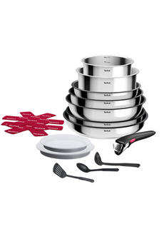 découvrez notre set de cuisson en inox de 27 cm, idéal pour tous vos plats. sa conception durable assure une distribution uniforme de la chaleur, tandis que son design élégant s'intègre parfaitement dans votre cuisine. parfait pour les amateurs de cuisine et les chefs en herbe, ce set est un incontournable pour réussir vos recettes.