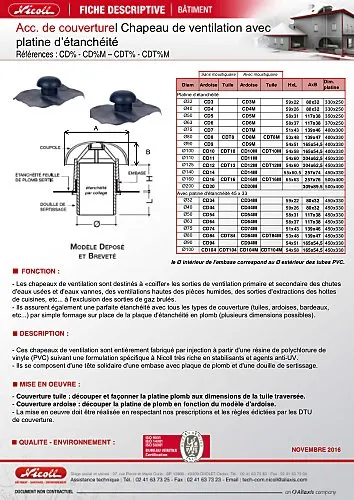 découvrez notre sélection de sorties de toit nicoll, idéales pour une ventilation optimale de votre espace. explorez nos produits robustes et esthétiques qui garantissent une parfaite étanchéité et un design modernisé pour votre toiture.
