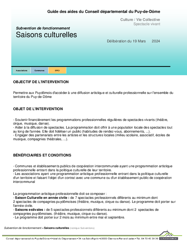 découvrez nos informations sur les subventions culturelles en france, un soutien essentiel pour les artistes et les projets culturels. apprenez comment obtenir un financement pour vos initiatives artistiques et enrichir le paysage culturel de votre région.