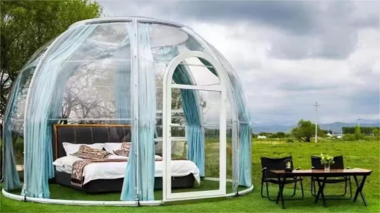 découvrez notre tente camping transparente, idéale pour une immersion totale dans la nature. profitez de la vue sur les étoiles tout en restant protégé des intempéries. parfaite pour vos aventures en plein air, elle allie confort et fonctionnalité.