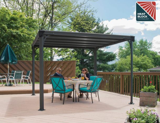 découvrez notre tonnelle 3x3 en polycarbonate, idéale pour profiter de votre jardin tout en étant protégé des intempéries. son design élégant et sa robustesse en font un excellent choix pour créer un espace extérieur convivial et accueillant.