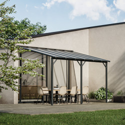 découvrez notre tonnelle 3x4 en polycarbonate, idéale pour aménager votre jardin avec élégance. résistante aux intempéries, elle offre une protection optimale tout en laissant passer la lumière. parfaite pour créer un espace convivial pour vos repas en plein air ou vos moments de détente.