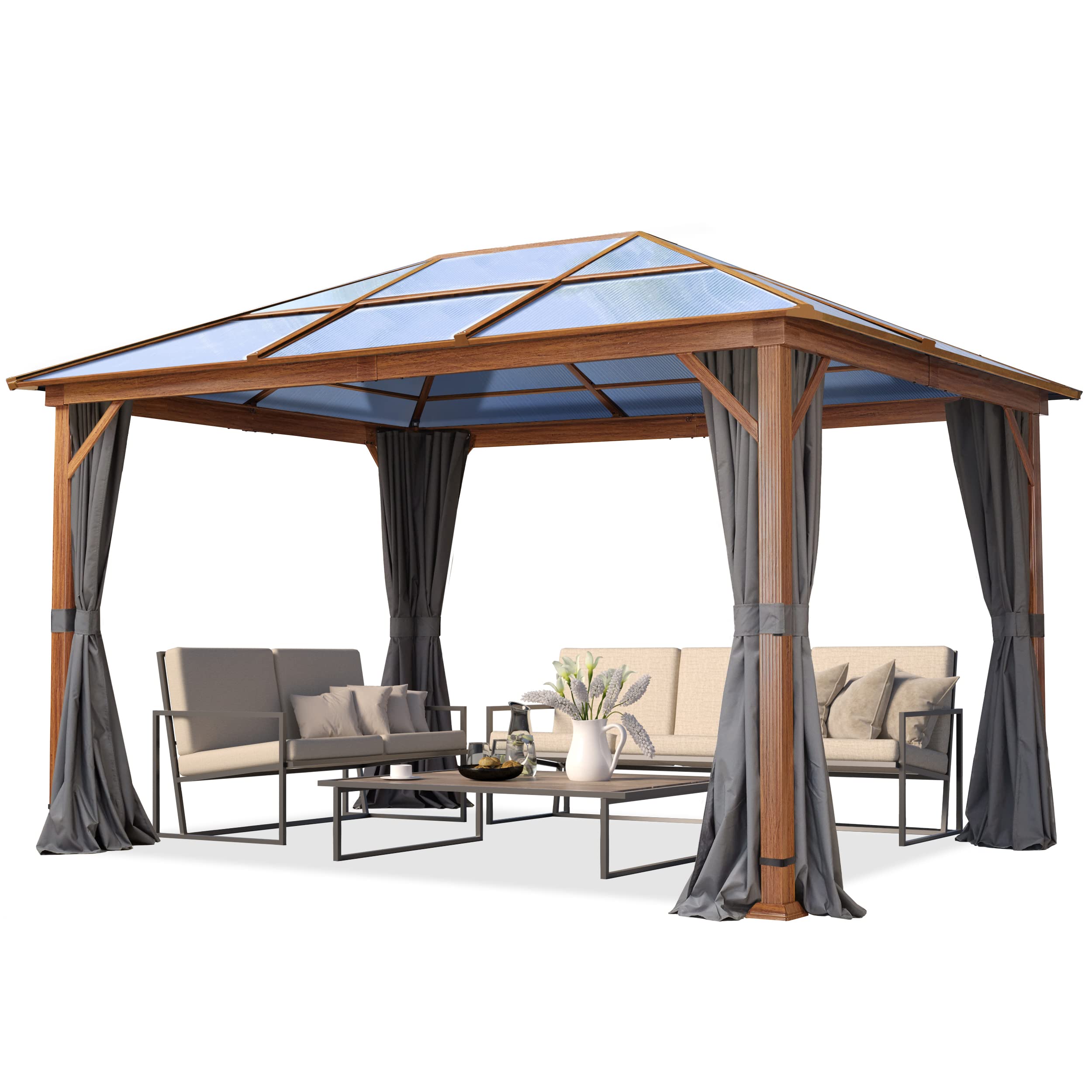 découvrez notre tonnelle en polycarbonate, alliant élégance et robustesse. protégez-vous des intempéries tout en profitant de votre espace extérieur. idéale pour les jardins et terrasses, elle apporte une touche moderne à votre aménagement extérieur.