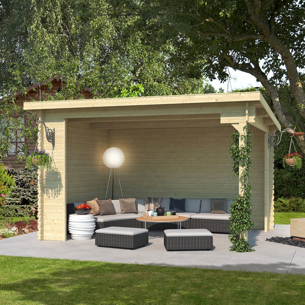 découvrez notre abri de jardin en bois avec toit plat, alliant esthétique et praticité. idéal pour stocker vos outils et matériels de jardinage, il s'intègre harmonieusement dans votre espace extérieur tout en offrant une protection optimale contre les intempéries.