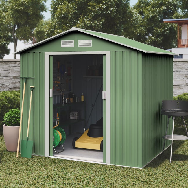 découvrez notre abri de jardin vert, la solution idéale pour préserver vos outils de jardinage tout en ajoutant une touche de nature à votre espace extérieur. durable, esthétique et pratique, cet abri s'intègre parfaitement dans votre jardin.