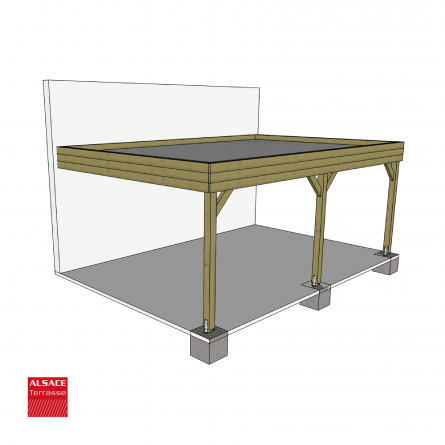 découvrez notre carport en bois avec toit, parfait pour protéger votre véhicule des intempéries tout en ajoutant une touche naturelle à votre extérieur. durable et esthétique, c'est la solution idéale pour allier practicality et design.