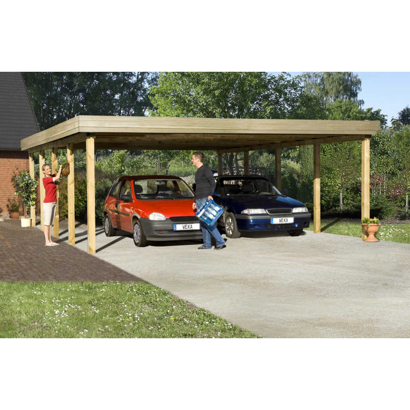 découvrez nos carports à toit plat, alliant design moderne et protection optimale pour votre véhicule. idéaux pour tous les espaces extérieurs, ces structures élégantes vous garantissent un abri résistant face aux intempéries tout en améliorant l'esthétique de votre jardin.