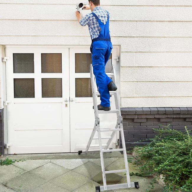 découvrez notre échelle de 6m, conçue pour allier sécurité et praticité. idéale pour tous vos travaux en hauteur, elle offre une robustesse exceptionnelle et un design léger pour un transport facile. parfaite pour les bricoleurs amateurs comme les professionnels, cette échelle est un indispensable de votre équipement.