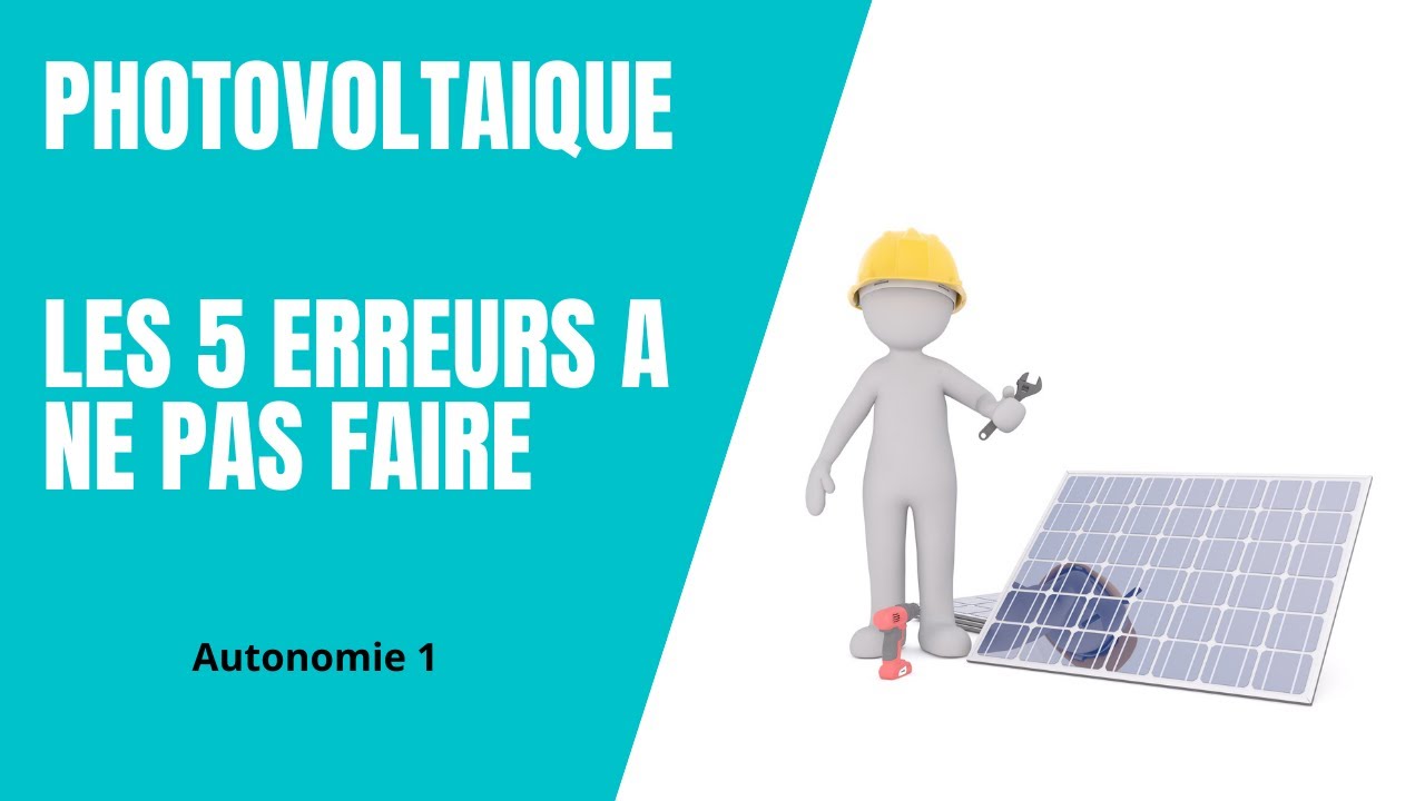 découvrez les erreurs courantes lors de l'installation de systèmes photovoltaïques et apprenez comment les éviter pour optimiser la performance de votre installation solaire. profitez de conseils d'experts et d'astuces pour garantir un fonctionnement optimal de votre panneaux solaires.