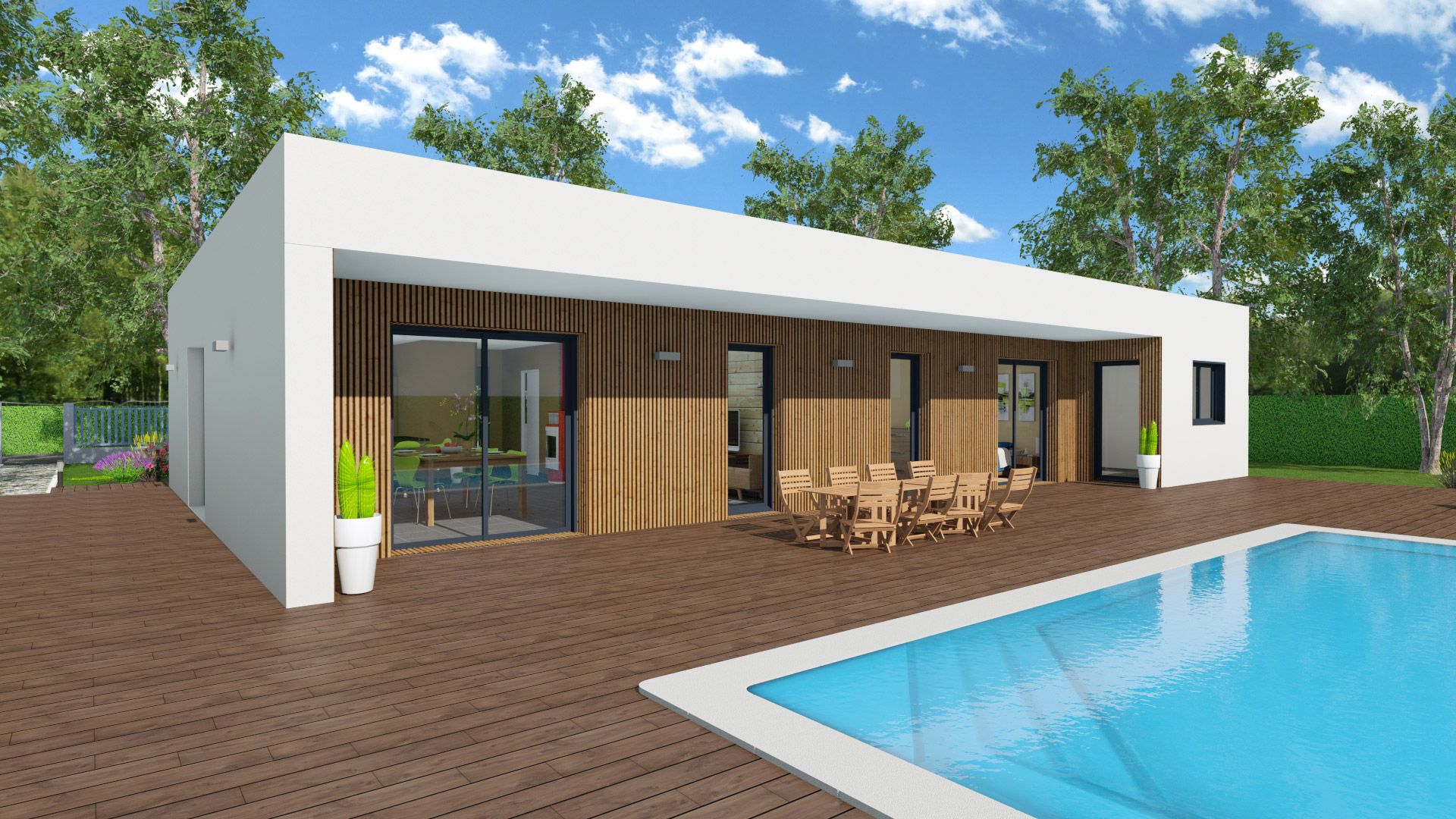 découvrez cette magnifique maison à toit plat disposant de 5 chambres spacieuses, idéale pour accueillir toute votre famille. profitez d'un design moderne et de finitions de qualité, le tout dans un cadre agréable et fonctionnel. un véritable havre de paix à personnaliser selon vos envies!