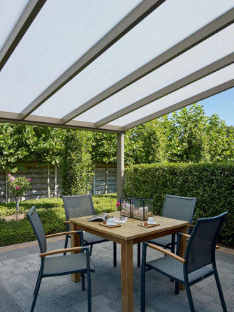 découvrez nos pergolas en aluminium avec toiture en polycarbonate, alliant élégance et robustesse. transformez votre espace extérieur en un lieu de détente et de convivialité, tout en bénéficiant d'une protection optimale contre les intempéries. idéales pour profiter de votre terrace toute l'année.