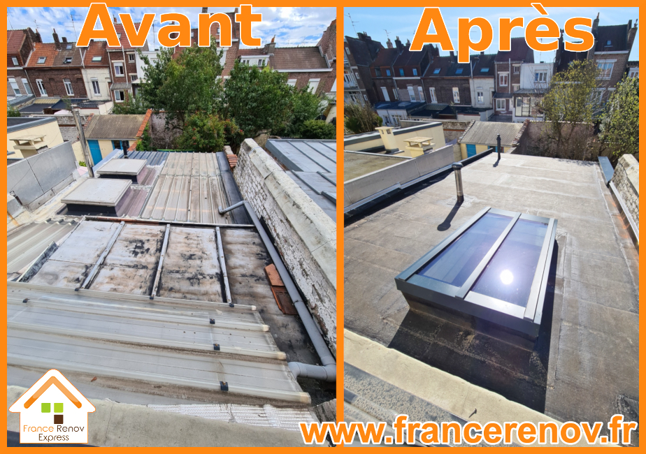 découvrez la transformation spectaculaire d'un toit plat grâce à notre avant-après. suivez notre projet de rénovation qui met en valeur l'esthétique moderne et l'efficacité énergétique, en apportant une nouvelle vie à votre espace.