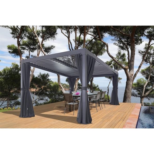 découvrez notre tonnelle 4x3, parfaite pour ombrager vos espaces extérieurs et créer une ambiance conviviale lors de vos événements. idéale pour les jardins, les terrasses ou les fêtes en plein air, cette tonnelle est facile à installer et résiste aux intempéries. profitez de moments inoubliables en toute tranquillité!