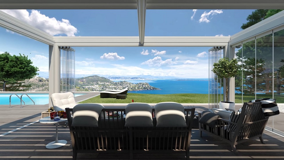 découvrez nos vérandas avec toiture, alliant design et confort. profitez d'un espace lumineux et agréable toute l'année grâce à des matériaux de qualité et une installation sur-mesure. transformez votre maison avec une véranda toit élégante et fonctionnelle.