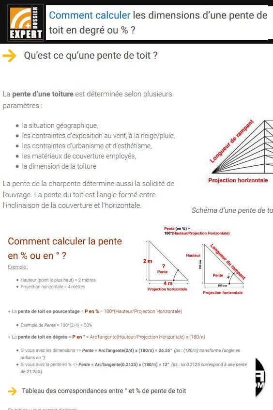 découvrez comment calculer la pente de votre toit facilement et efficacement. suivez nos conseils pratiques pour assurer une bonne évacuation des eaux pluviales et optimiser l'esthétique de votre habitation.