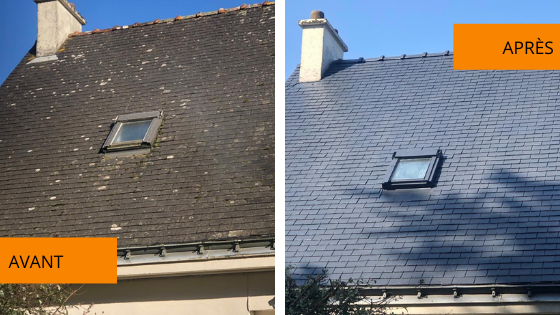 découvrez nos services de nettoyage de tuiles de toit pour redonner éclat et protection à votre toiture. éliminez les mousses, lichens et salissures grâce à notre expertise professionnelle. un toit propre est un toit qui dure !
