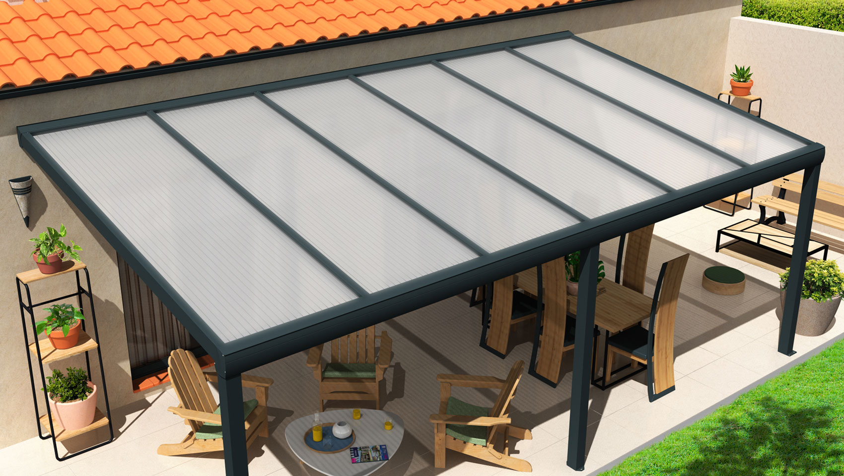 découvrez notre pergola en polycarbonate, alliant élégance et robustesse. profitez d'un espace extérieur confortable, protégé des intempéries tout en laissant passer la lumière naturelle. idéale pour embellir votre jardin ou terrasse, notre pergola est facile à installer et durable. transformez votre extérieur en un véritable havre de paix.
