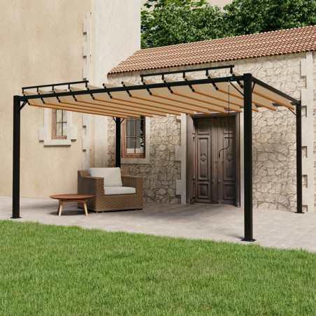 découvrez notre pergola toit 4x3, idéale pour profiter de votre espace extérieur en toute saison. offrez-vous une terrasse élégante et ombragée, tout en renforçant l'esthétique de votre jardin.